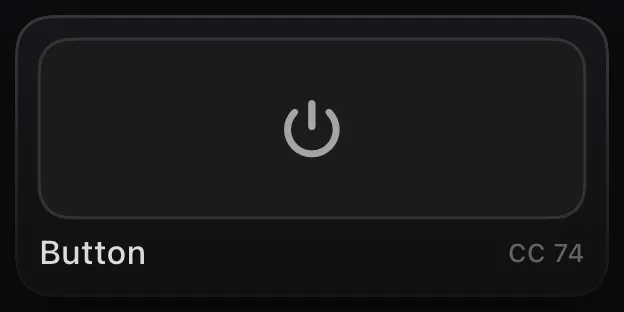 The Button control, rendered in the app.