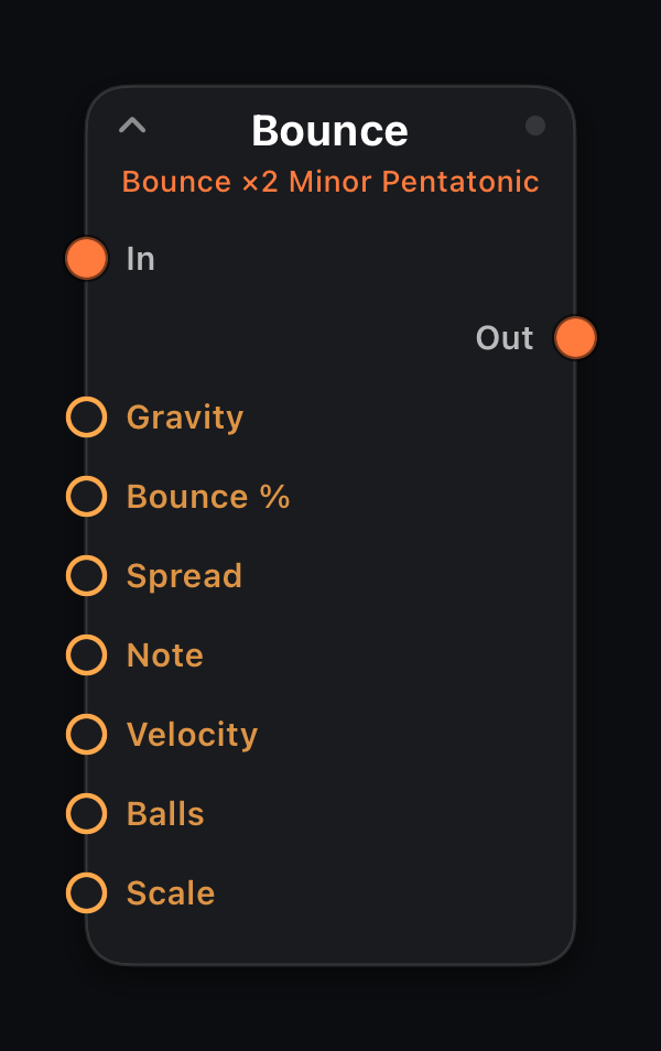 Bounce node