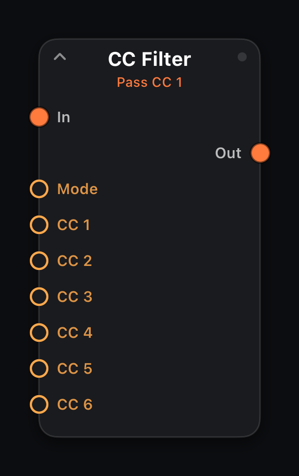 CC Filter node