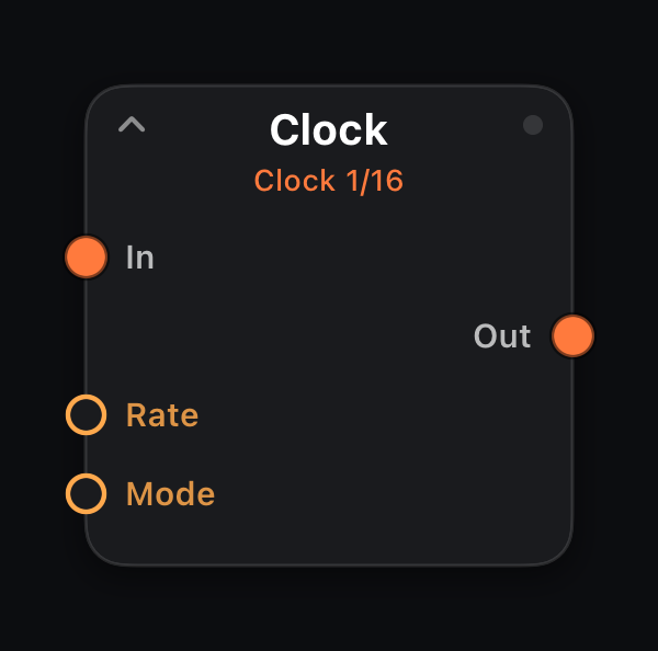 Clock node