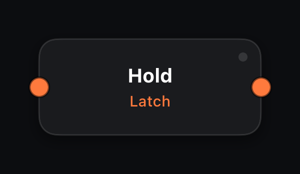 Hold node