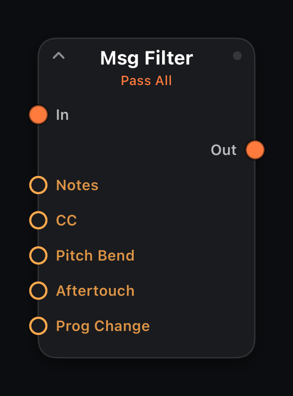Msg Filter node