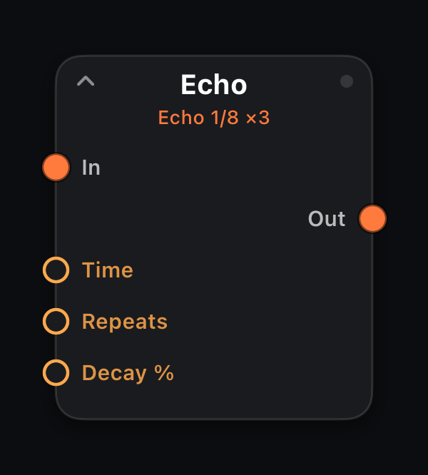 Echo node