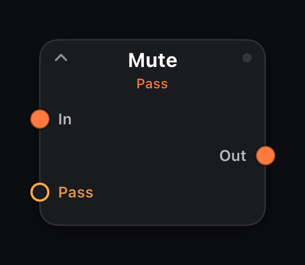 Mute node