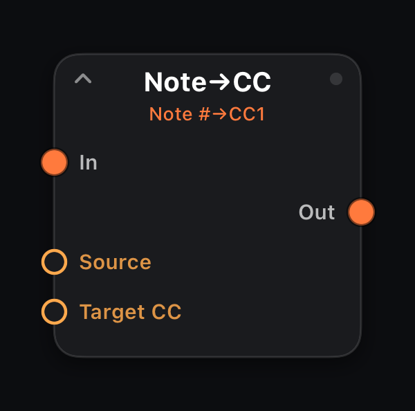 Note→CC node