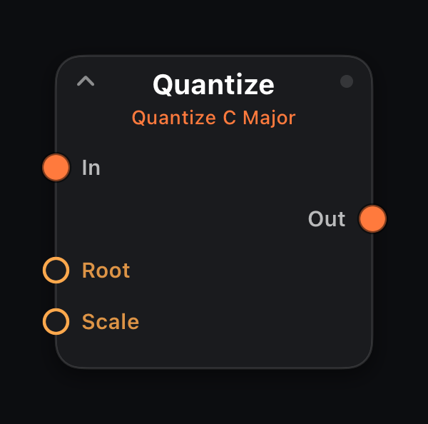 Quantize node